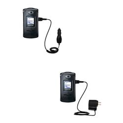 Gomadic Essential Kit for the Samsung SGH-Z540 - includes Car and Wall Charger with Rapid Charge Technology