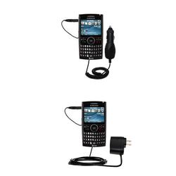 Gomadic Essential Kit for the Samsung SGH-i617 - includes Car and Wall Charger with Rapid Charge Technology