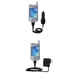 Gomadic Essential Kit for the Samsung SGH-i700 - includes Car and Wall Charger with Rapid Charge Technology
