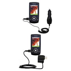 Gomadic Essential Kit for the Samsung SPH-A523 - includes Car and Wall Charger with Rapid Charge Technology