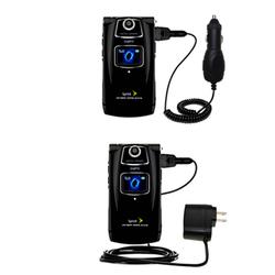 Gomadic Essential Kit for the Sanyo Katana II - includes Car and Wall Charger with Rapid Charge Technology