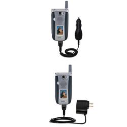 Gomadic Essential Kit for the Sanyo MM-9000 - includes Car and Wall Charger with Rapid Charge Technology - (BEK-0462-17)