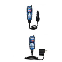 Gomadic Essential Kit for the Sanyo RL-2000 / RL 2000 - includes Car and Wall Charger with Rapid Charge Tech