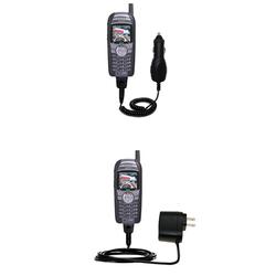 Gomadic Essential Kit for the Sanyo RL-4930 - includes Car and Wall Charger with Rapid Charge Technology -