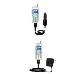 Gomadic Essential Kit for the Sanyo SCP-4920 / SCP 4920 - includes Car and Wall Charger with Rapid Charge Te