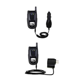 Gomadic Essential Kit for the Sanyo SCP-7050 - includes Car and Wall Charger with Rapid Charge Technology -