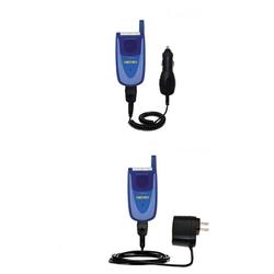 Gomadic Essential Kit for the Sanyo VI-2300 - includes Car and Wall Charger with Rapid Charge Technology -