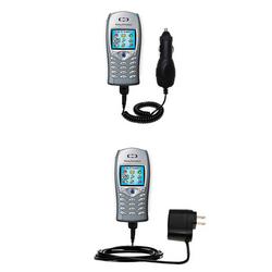 Gomadic Essential Kit for the Sony Ericsson T68i - includes Car and Wall Charger with Rapid Charge Technolog