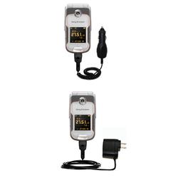 Gomadic Essential Kit for the Sony Ericsson w710c - includes Car and Wall Charger with Rapid Charge Technolo