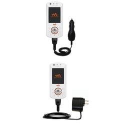Gomadic Essential Kit for the Sony Ericsson w900c - includes Car and Wall Charger with Rapid Charge Technolo
