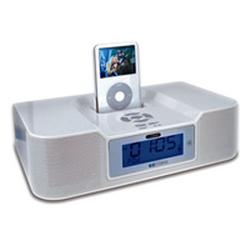 ezGear EzGear EZWAKE-WK7 EzWake Alarm Clock Radio in White