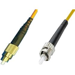 CTCUnion FC/UPC to ST/UPC simplex single-mode 9/125 fiber patch cord, 1m length