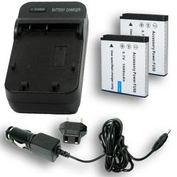 Accessory Power FUJI NP-50 Equivalent OEM Charger & Battery 2PK Combo for OEM for FinePix F50fd / F100fd / 60fd