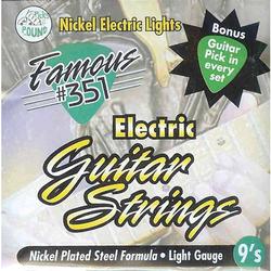 Famous #351 Strings Electric Guitar String Set ( Light Gauge )