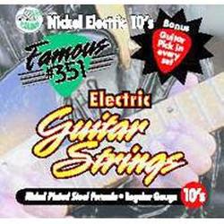 Famous #351 Strings Electric Guitar String Set ( Regular Gauge )