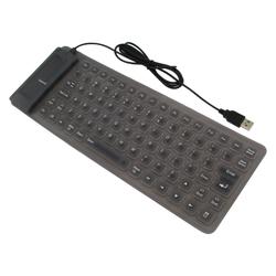 Eforcity Foldable USB Keyboard, Gray by Eforcity