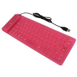 Eforcity Foldable USB Keyboard, Hot Pink by Eforcity