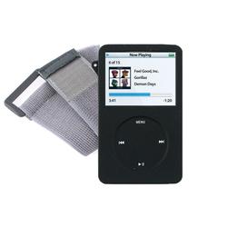 Eforcity For iPod Video 30 BLCK Skin Case Cover / Arm band Armband