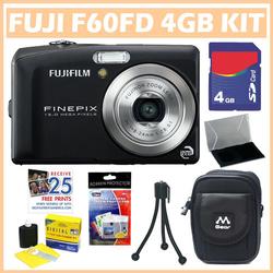 Fuji Finepix F60FD 12MP Digital Camera + 4GB Accessory Kit