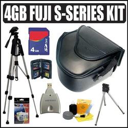 Fuji Finepix S Series 4GB Deluxe Kit for S700 S1000FD S8000FD S8100FD Digital Cameras