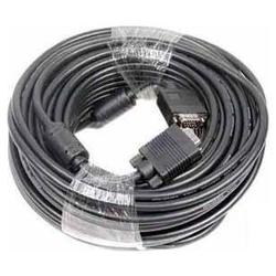 Fuji Labs 100FT Black VGA Male to Male Monitor Cable w/ Dual Ferrites Model CSV-F100MM