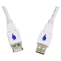 Fuji Labs 6ft White USB2.0 Extension Cable Model CUS2-6MF