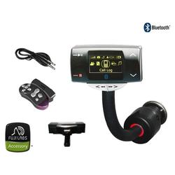 Fuji Labs BlueTrip8100 Multimedia Bluetooth Car Kit with FM Transmitter & Audio and USB port + Remot