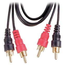 GE Audio Cable - 2 x RCA - 2 x RCA - 25ft