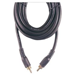 GE Composite Video Cable - 1 x RCA - 1 x RCA - 12ft - Black