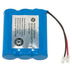 GE Nickel-Cadmium Cordless Phone Battery - Nickel-Cadmium (NiCd) - 3.6V DC - Phone Battery (TL26144)