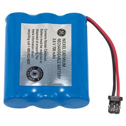 GE Nickel Cadmium Cordless Phone Battery - Nickel-Cadmium (NiCd) - 3.6V DC - Phone Battery (tl26154)