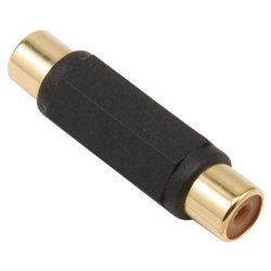GE RCA Extension Adapter - RCA Female to RCA Female