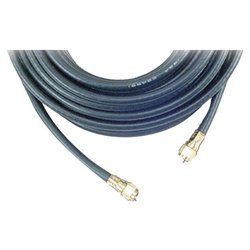 GE RG6 Coaxial Antenna Cable - 1 x F-connector - 1 x F-connector - 100ft