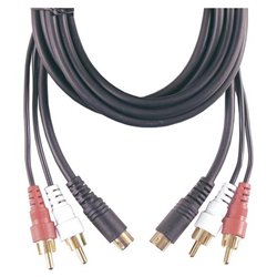 GE Video / Audio Cable - 6ft - Black