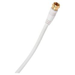 GE Video Cable - F-connector - 15ft - White