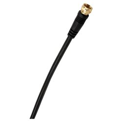 GE Video Cable - F-connector - 25ft - Black