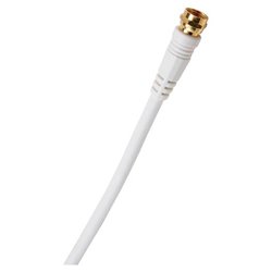 GE Video Cable - F-connector - 50ft - White