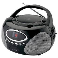 GPX PORTABLE AUDIO SYSTEM BLACK