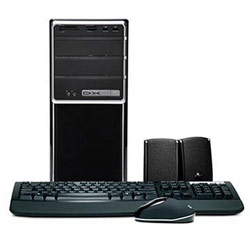 Gateway DX4200-UB001A Desktop with AMD Phenom Quad-Core Processor 9550, 6GB PC2-5300 DDR2, 640GB (320GB x 2), SuperMulti DVD RW/CD-RW, 15-in-1 Digital Media Ca