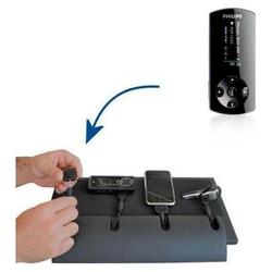 Gomadic Universal Charging Station - tips included for Philips GoGear SA4425 many other popular gadg