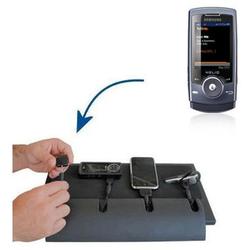 Gomadic Universal Charging Station - tips included for Samsung Mysto many other popular gadgets