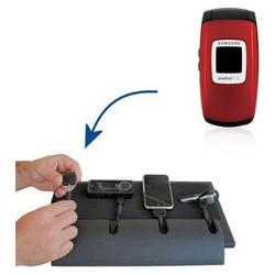 Gomadic Universal Charging Station - tips included for Samsung SCH-R300 many other popular gadgets