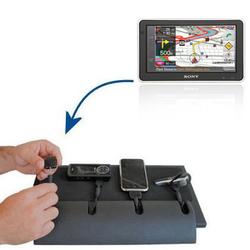 Gomadic Universal Charging Station - tips included for Sony Nav-U NV-U83T many other popular gadgets