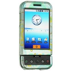 Wireless Emporium, Inc. Green Circles Snap-On Protector Case Faceplate for T-Mobile G1/Google Phone