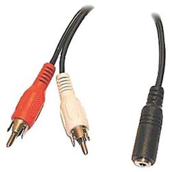 Hosa HOSA CFR-210 Stereo Female Mini to 2 RCA Male Plugs 10 Feet