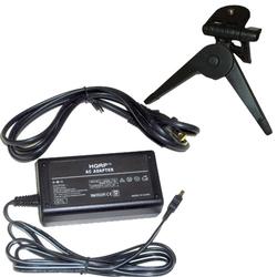 HQRP Replacement AC Adapter for Sony Cyber Shot DSC-T7, DSC-S750 + Tripod