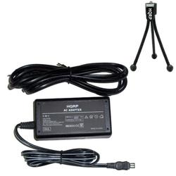 HQRP Replacement AC Power Adapter for Sony CyberShot DSC-F707 / DSCF707 Digital Camera + Tripod