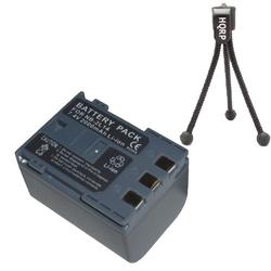 HQRP Replacement BP-2L14 Battery for Canon HG, HV, ZR, Optura, and Elura Series + Tripod