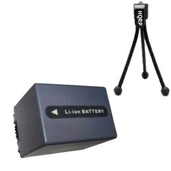 HQRP Replacement Battery (A-Grade Cells) for Sony HandyCam HDR-HC3E / HDRHC3 + Tripod