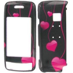 Wireless Emporium, Inc. Hanging Pink Hearts Snap-On Protector Case Faceplate for LG Voyager VX10000